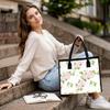 Floral Printed Tote Bag Stylish Casual Daily Handbag for Outdoor Shopping Travel