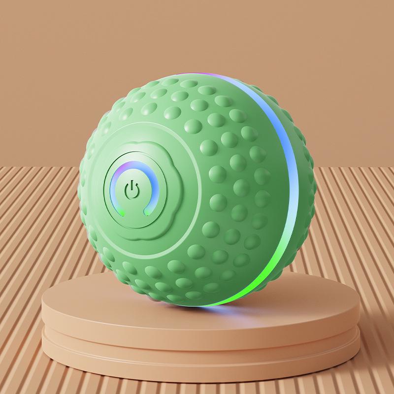 Elektrischer interaktiver Katzen-Teaser-Ball und -Stick Kätzchen-Spielzeug