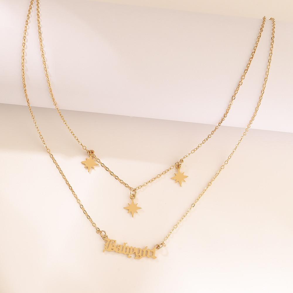 Babygirl Double Beautiful Layered Neck Chain Offering Fashion And Style For Women