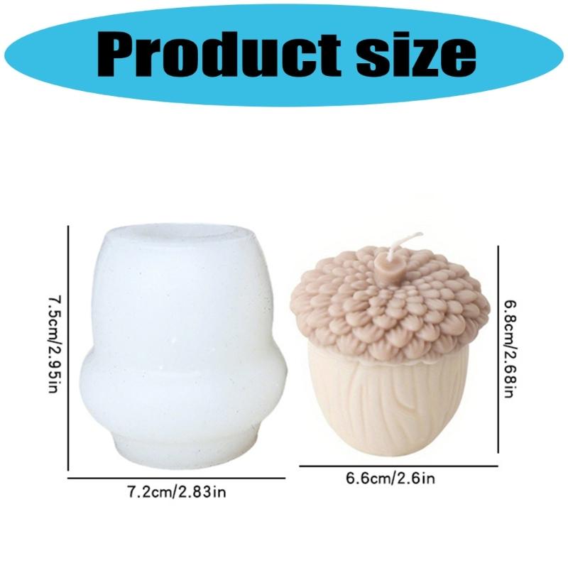 Food Grade Silicone Christmas Pinecone Mould for Craft and Home Decorations