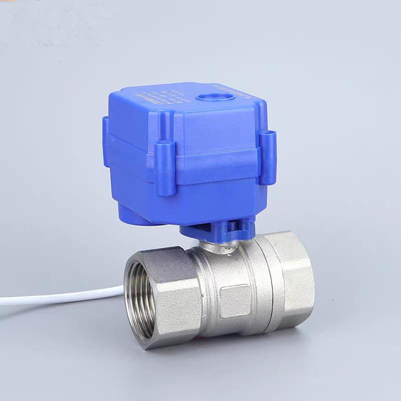 1 pz 24V Acciaio Inossidabile Valvola a Sfera Elettrica a Due Vie valvola motorizzata per acqua