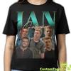MAGLIETTA DI IAN GALLAGHER, Maglietta Vintage di Ian Gallagher, Merch Omaggio Bootleg Anni '90 Retro di Cameron Riley Monaghan, Regalo Divertente per Fan della Sitcom Shameless