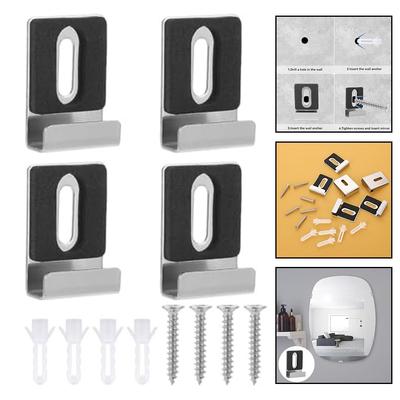 קליפסים לתושבת מראה ווי מראה לתלייה על הקיר קליפסים למראה