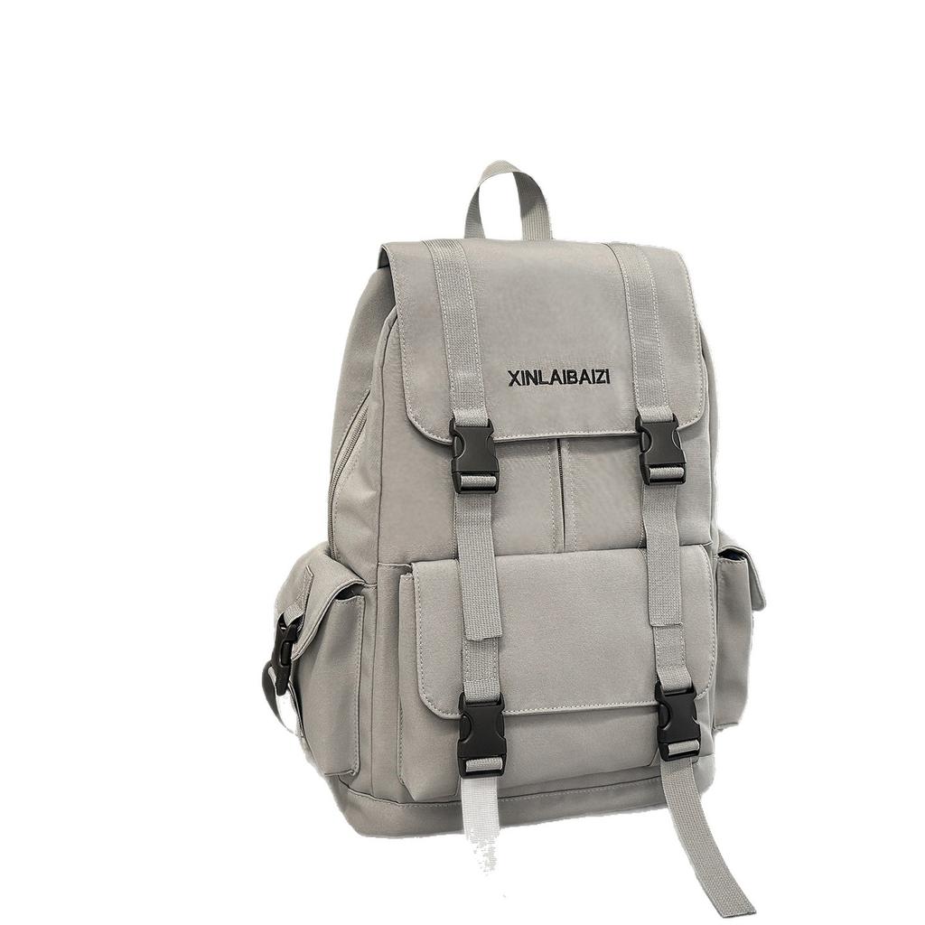Schoolbag Junior high school backpack male trendy brand college student schoolbag travel leisure backpack large capacity computer bag street trend