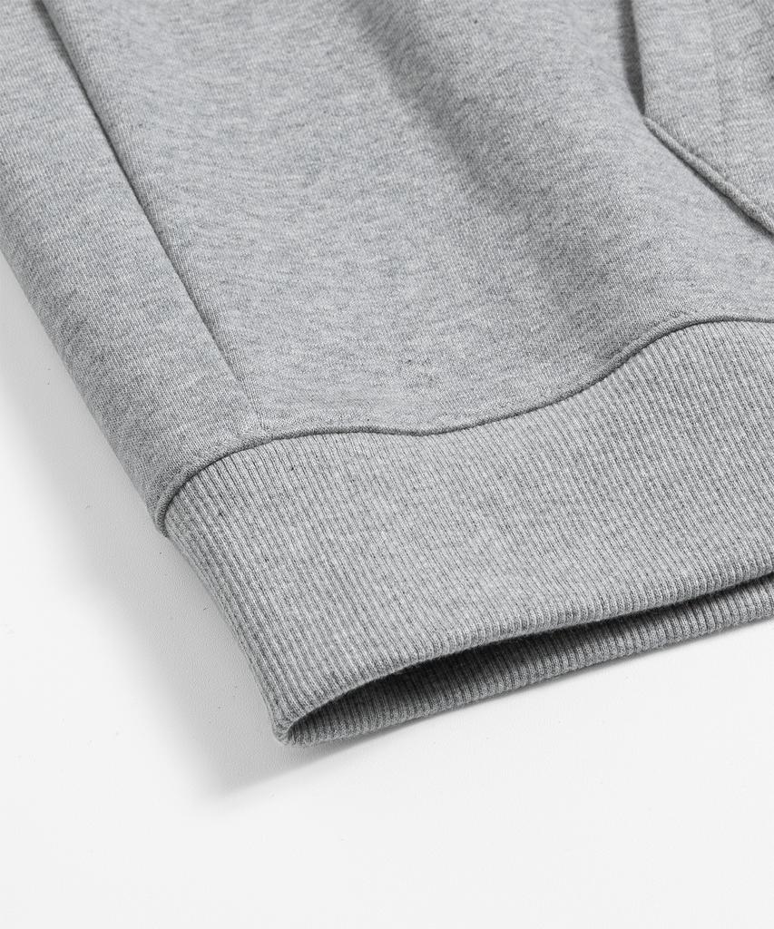 Brenson (Renew Ver.) Loose Fit 2-Way Sweat Zip-Up Hoodie ( 5 Colors ) ( Fleece Liner Option )