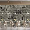 Barber Shop 3d Wall Murals Wallpaper Vintage Modern Hair Salon Wallpaper Suitable For Barber Shop Beauty Salon Murals