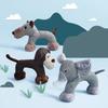 Fun Animal Shape Squeaky Toy For Dog Chewing and Tugging Entertainment Activity Teething Toy for Aggressive Chewers