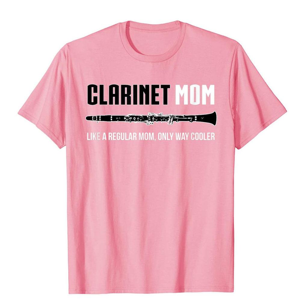 Clarinet Mom Shirt Funny Cute Marching Band Gift Cotton Adult Top T-Shirts Street T Shirt New Design Comfortable
