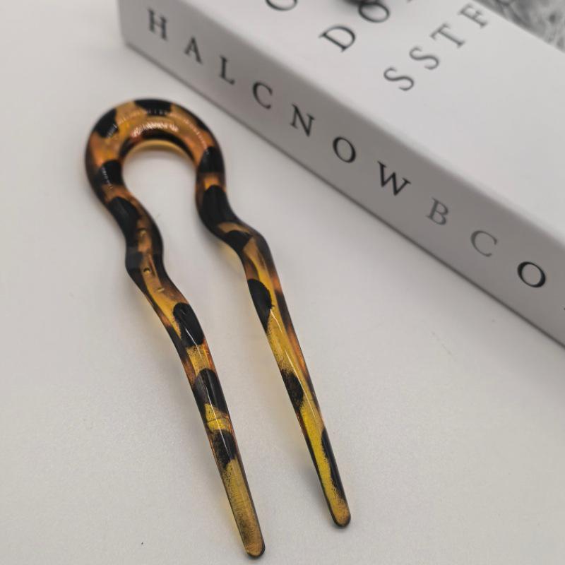Elegant U-Shaped Hairpin for Easy Updo - New Chinese Style Bun Accessory