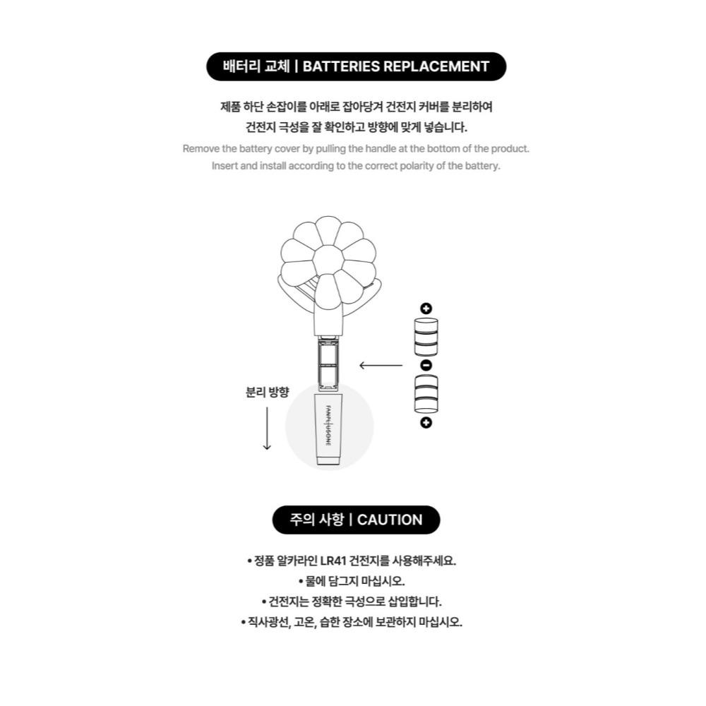 G-DRAGON Offisiell Mini Lommelykt Nøkkelring (MINT)