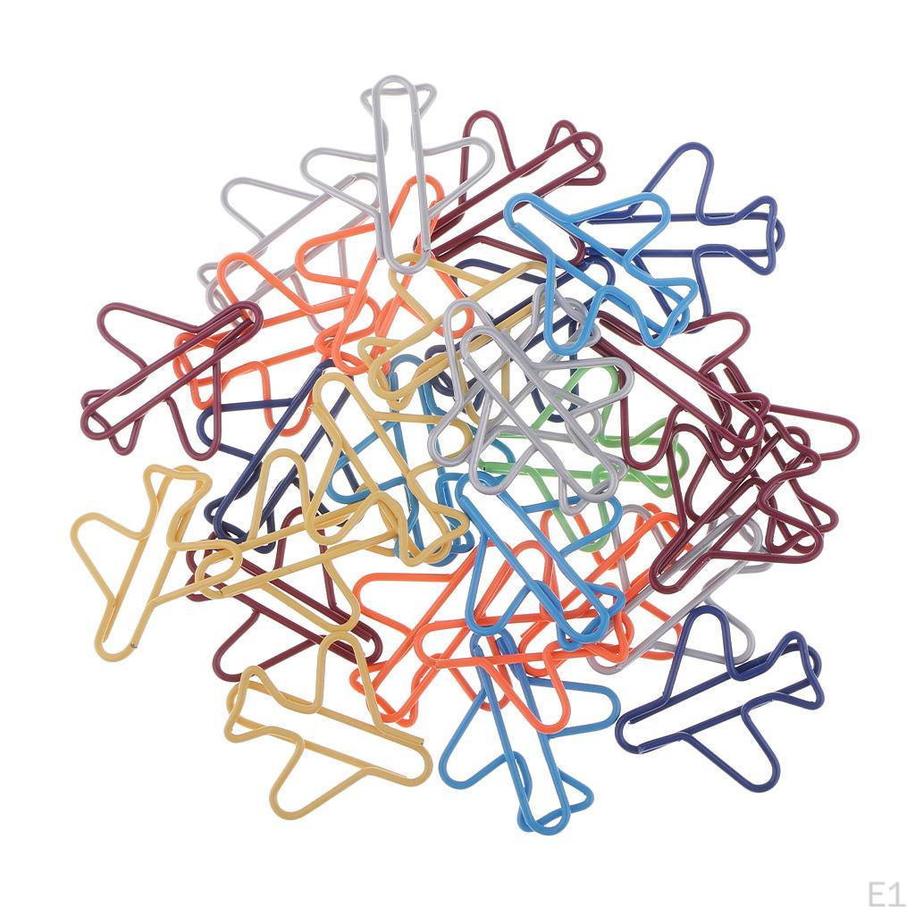 Assorted Metal Office Clips Bookmarks,Hand Account Stationery 30pcs