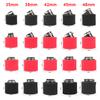 Schwarzer und roter Schaumstoff-Luftfilter 35mm 38mm 42mm 45mm 48mm 50mm 60mm Schwammreiniger Moped Roller Dirt Pit Bike Motorrad
