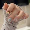 Spring and Summer Ins Smudge Short Pure Hand-worn Nail Whitening Advanced Cat Eye Manicure Fake Nail Patch