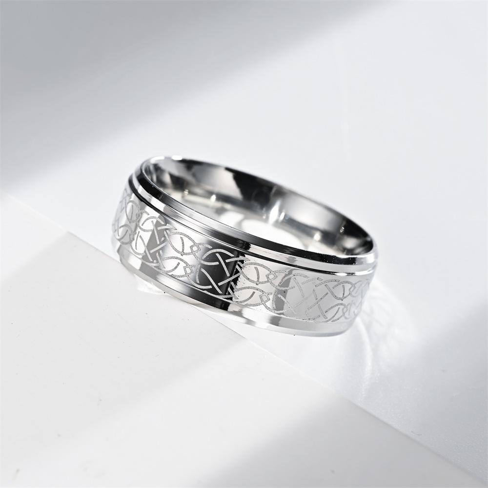 Lover Titanium Steel 8mm Ring Jewelry
