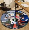 Coraline Pattern Round Rug, Indoor/Outdoor Mat, for Picnic, Gameroom, Bedroom, Office, Living Room, Home Decor Carpet, Birthday Gift