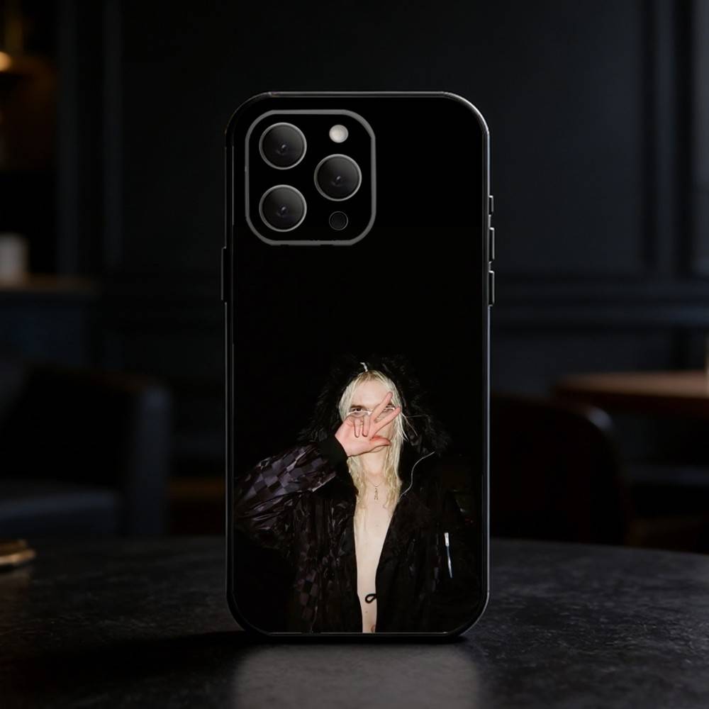 Singer 2hollis Albums Phone Case For iPhone 17,16,15,14,13,12,11 Plus,Pro Max,SE4Soft Silicone Black Cover
