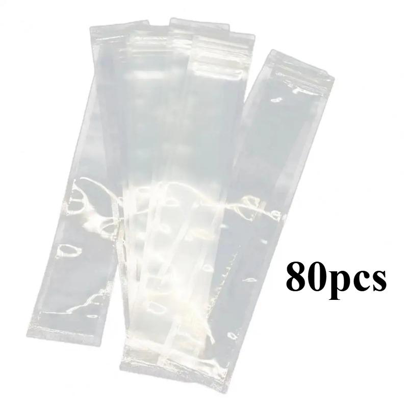 Disposable Popsicle Mold Bags BPA-Free Freezer Tubes with Zip Seals and Funnel  for Ice Pops Yogurt Juice Smoothies