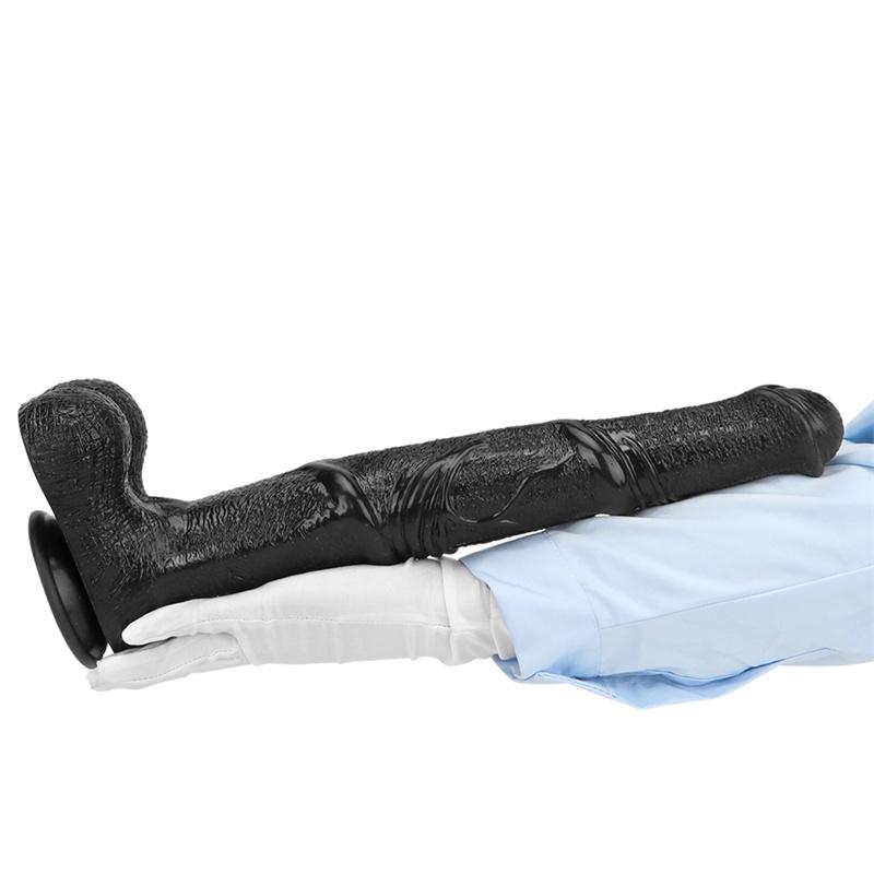 Dark Horse Dildo, weiblich, extra lang, hinten, Analplug, Analplug, Masturbation, Simulationsdildo