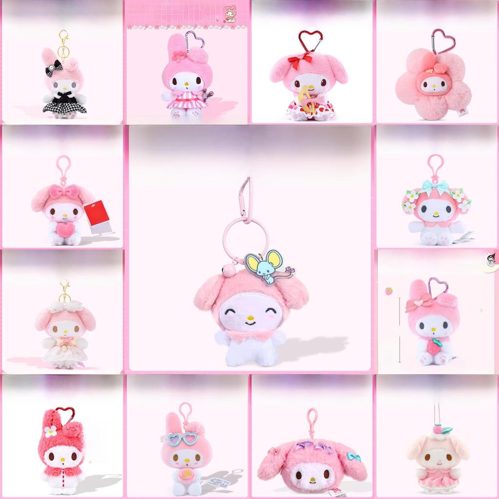 Hello Kitty Melodie Pluche Sleutelhanger Schattige Cartoon Tas Hanger Voor Meisjes Cadeaus