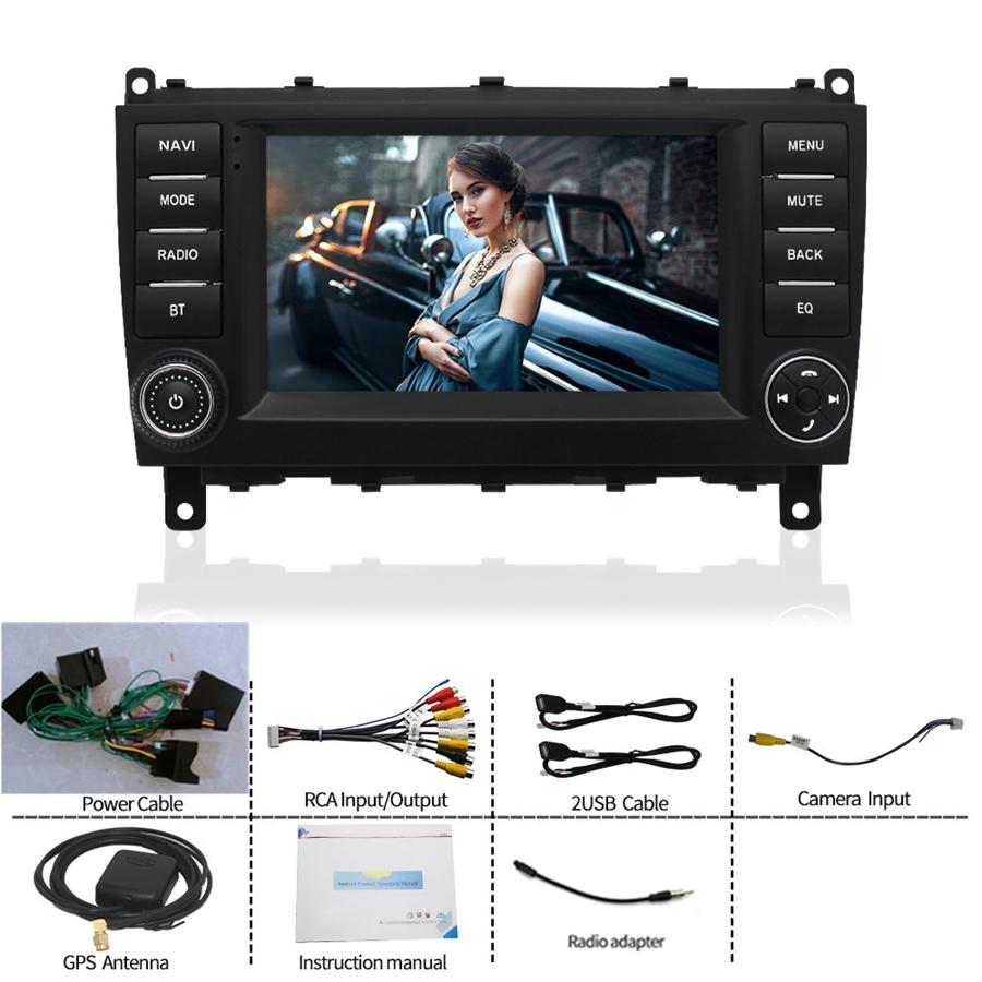 

W203 navigation all-in-one machine 04-06-7 inch high with built-in CP