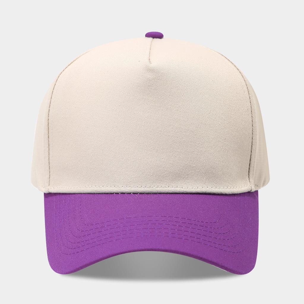 New color matching five-piece baseball cap light board truck driver hat fashion casual men's and women's sun hats tide