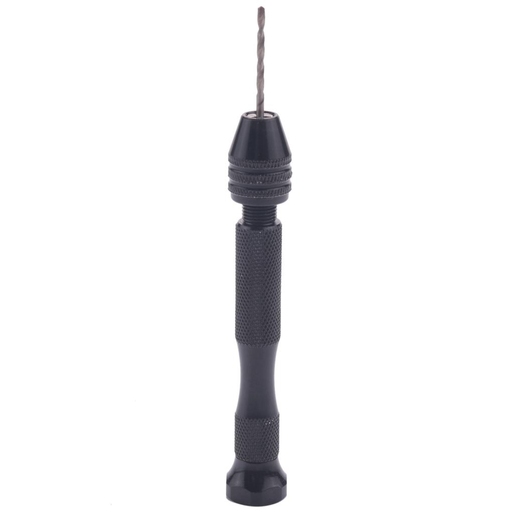 A60zminiature Drill + 20Pcs Mini Micro-Drill Bit Set With Keyless Chuck, Pearl Hand Drillmay