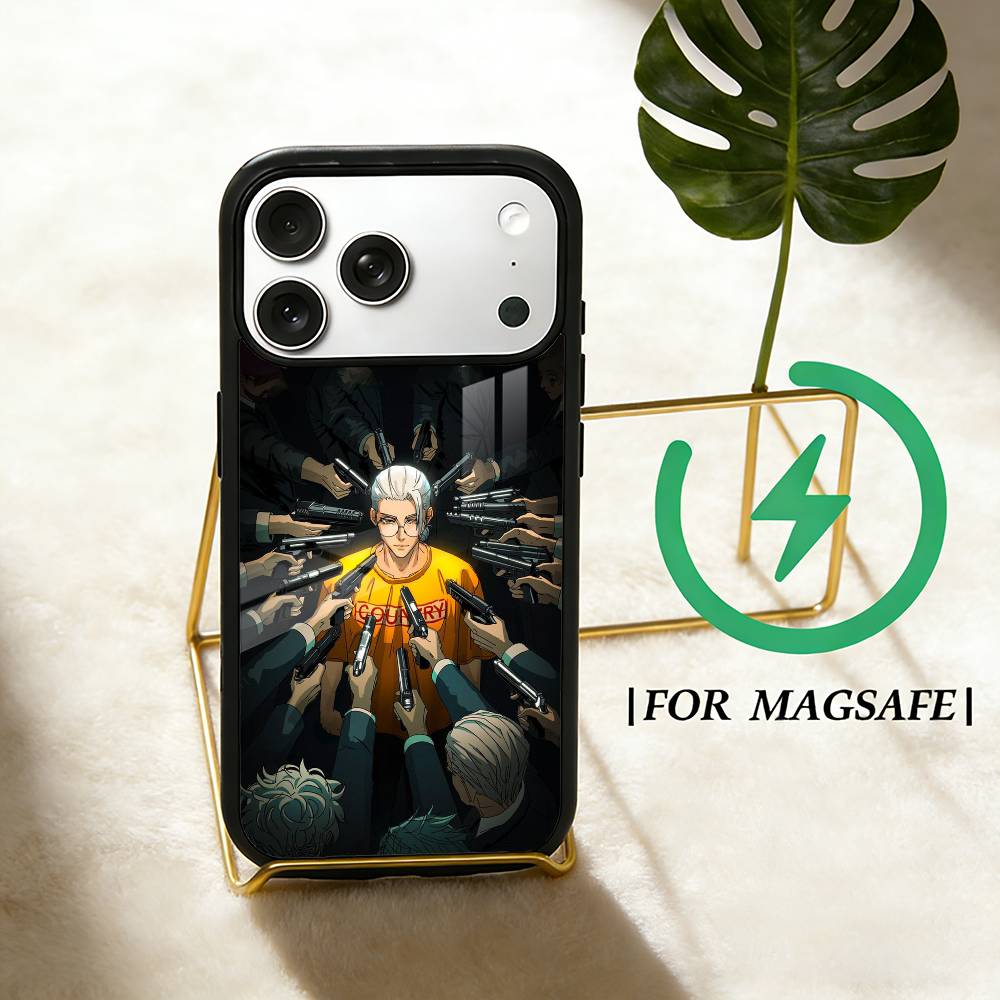 Anime S-Sakamoto D-Days Phone Case For iPhone 17,16,15,14,13,12,Plus,Pro,Max for Magsafe Magnetic Wireless Charging