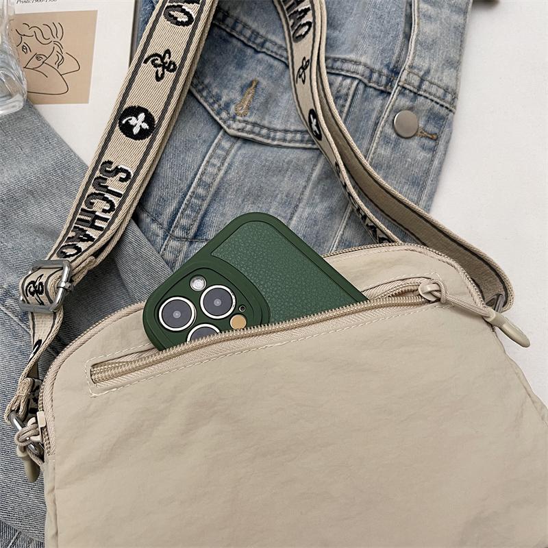 High Quality Nylon Shoulder Phone Bag for Women Fashion Messenger Crossbody Bags Luxury Designer Small Handbag and Purses