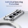 Transparent Clear Magnetic Rotatable Kickstand Phone Case for Galaxy Z Fold 7/6/5/4 with Front Screen Protector