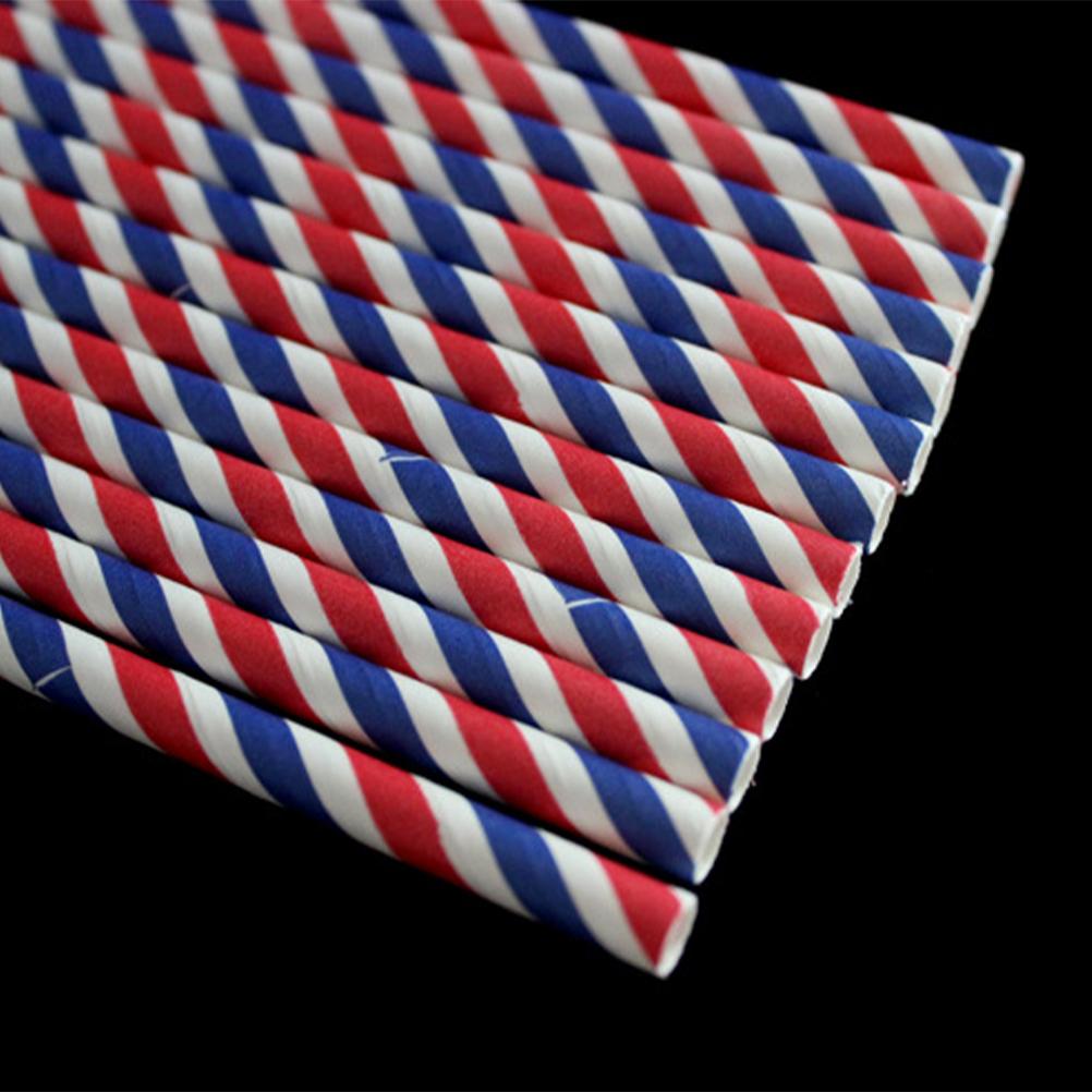 200 Pcs Milk Straws Cocktail Wedding Decor Groovy 4th Decorative Drinking Love