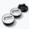 4pcs Sport Edition Logo Emblem Car Wheel Center Caps O.D 58MM 54MM Wheels Hub Cap Rim Hubcaps Dust Cover Replace Car Accessories