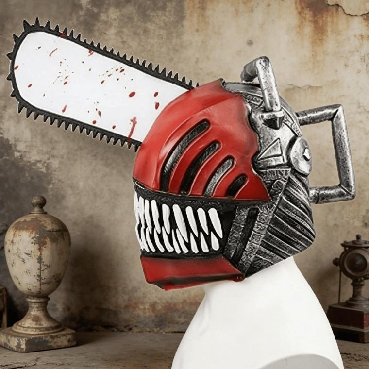 

New Chainsaw Man Mask Latex Prop Halloween Mask Can Be Customized Chainsaw Man
