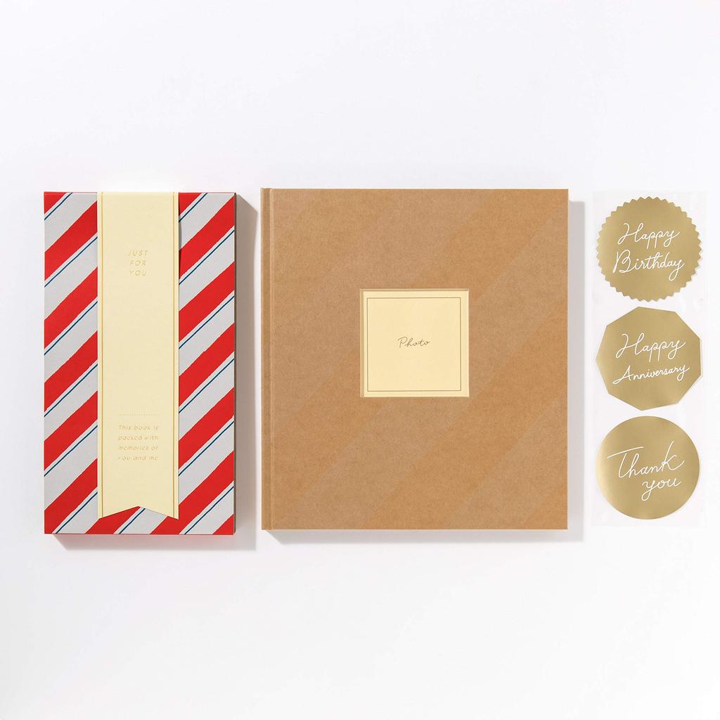 Iroha Publishing GIFT WRAPPING ALBUM Gift Wrapping Album L Party Stripe GWAL-02
