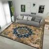 Retro Persian Style Carpet for Living Room Home Decoration Luxury Lounge Rug Soft Bedroom Carpet Non-slip Bedside Mats Washable