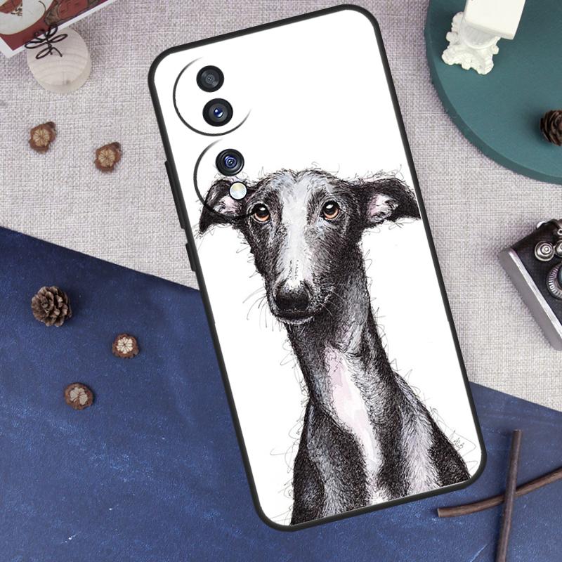 Galgo Greyhound Dog For Honor Magic 8 7 5 6 Pro Case For Honor X9d X9c X9b X9a X8c X8b Win 50 70 90 200 400 Lite