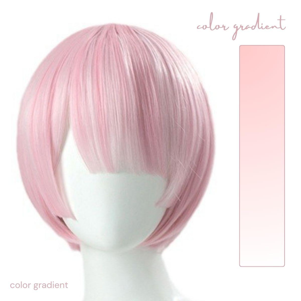 

Аниме Косплей Парик Синтетический Розовый Короткий Парик Лолиты с Челкой Термостойкие Волосы для Женщин Костюм Вечеринка Хэллоуин Парик Подарки розовый