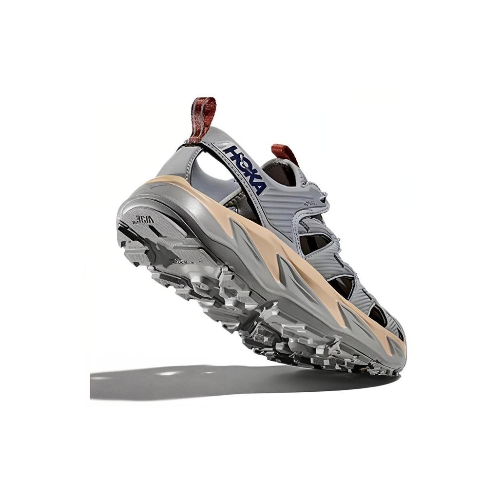 HOKA ONE ONE Hopara OG Breathable And Wear resistant Beach Sandals Unisex Gray 1123112-LSSD