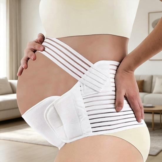 Bauchstützgürtel Verstellbare Elastische Träger Atmungsaktives Band Stützt Abdomen Schwangerschaft Taillenstütze Protector