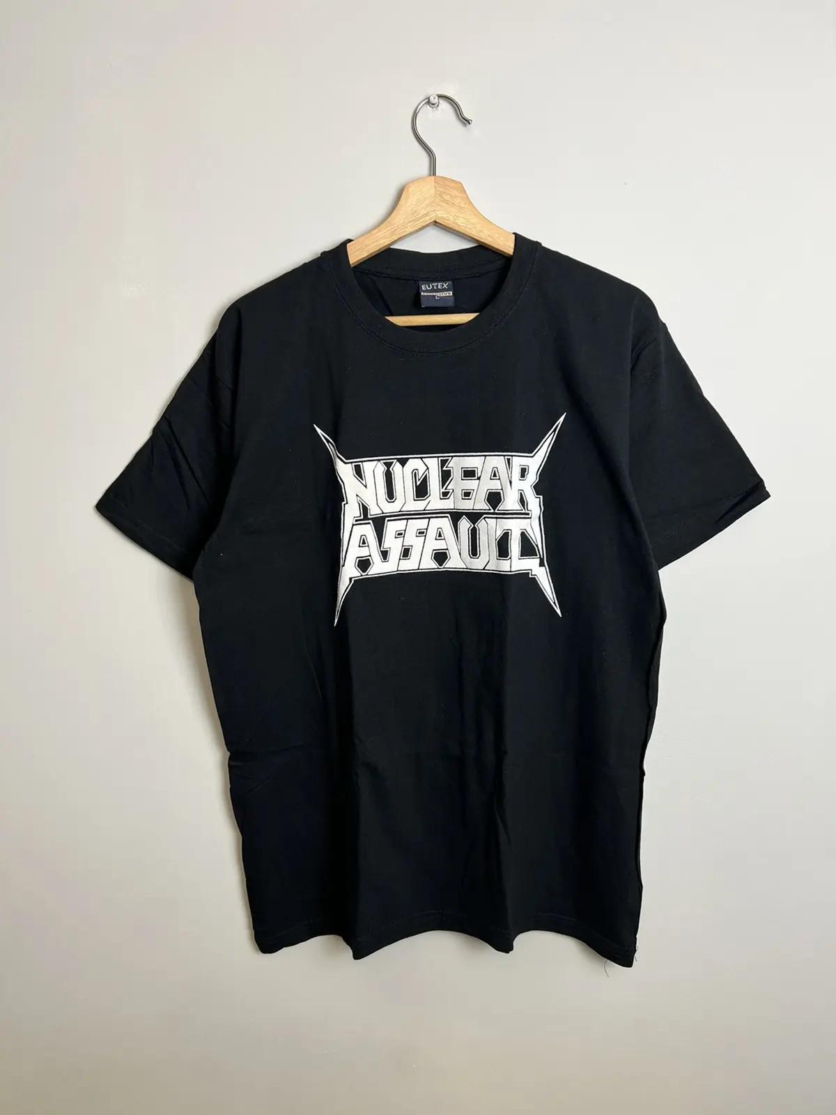 Vintage 00s Y2K Nuclear Assault Metal Band T Shirt Unisex T-Shirt M