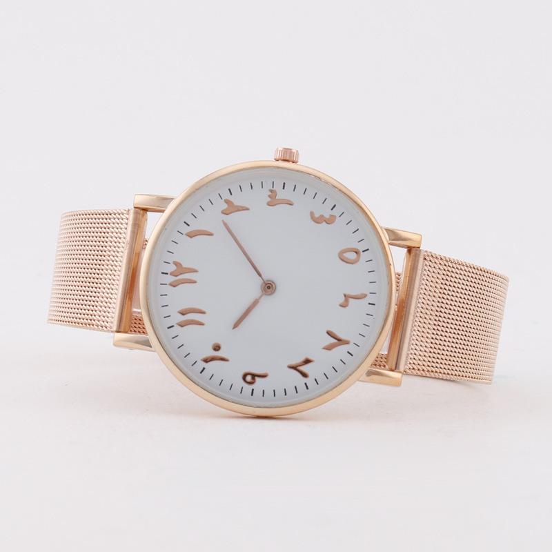 New Milan with mesh belt Arabic numerals women's watch women's watch quartz manufacturer has one piece in stock.