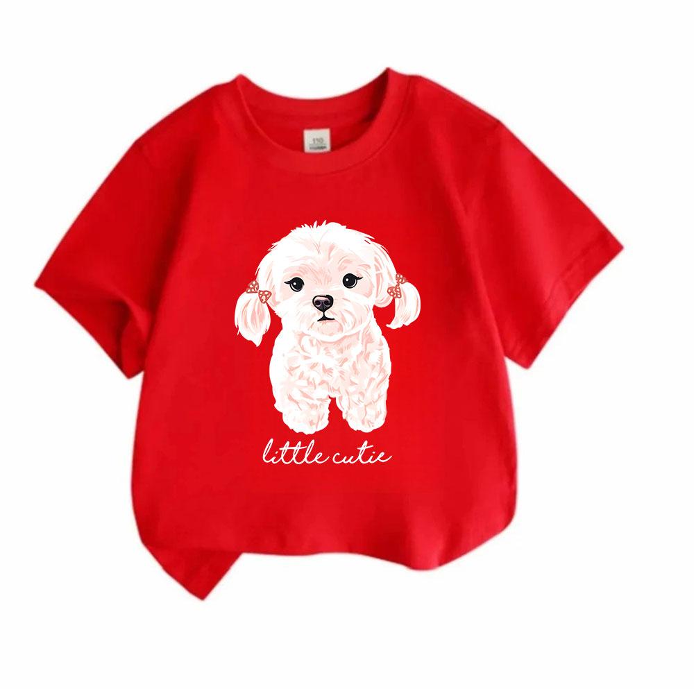 Kids Boys Girls 100% Cotton Short Sleeve Crew Neck T-Shirt,