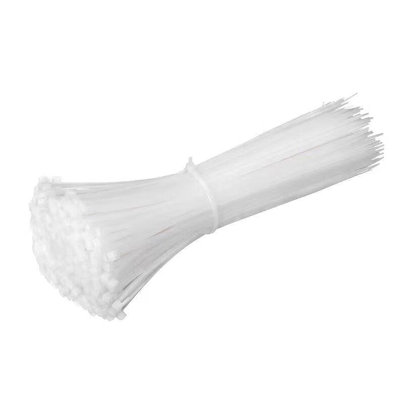 GBD White Nylon Self-locking Cable Ties