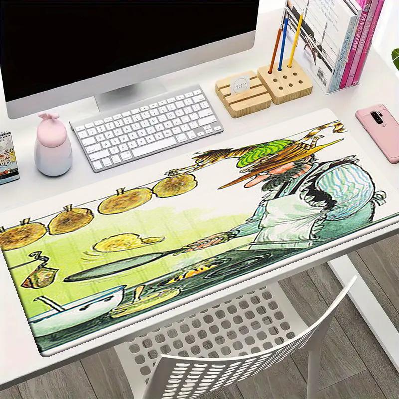 Pettson and Findus Theme Mouse Pad, Non Slip Rubber Base, Multifunctional Office & Home Decor, Perfect for Workspace Personalization.