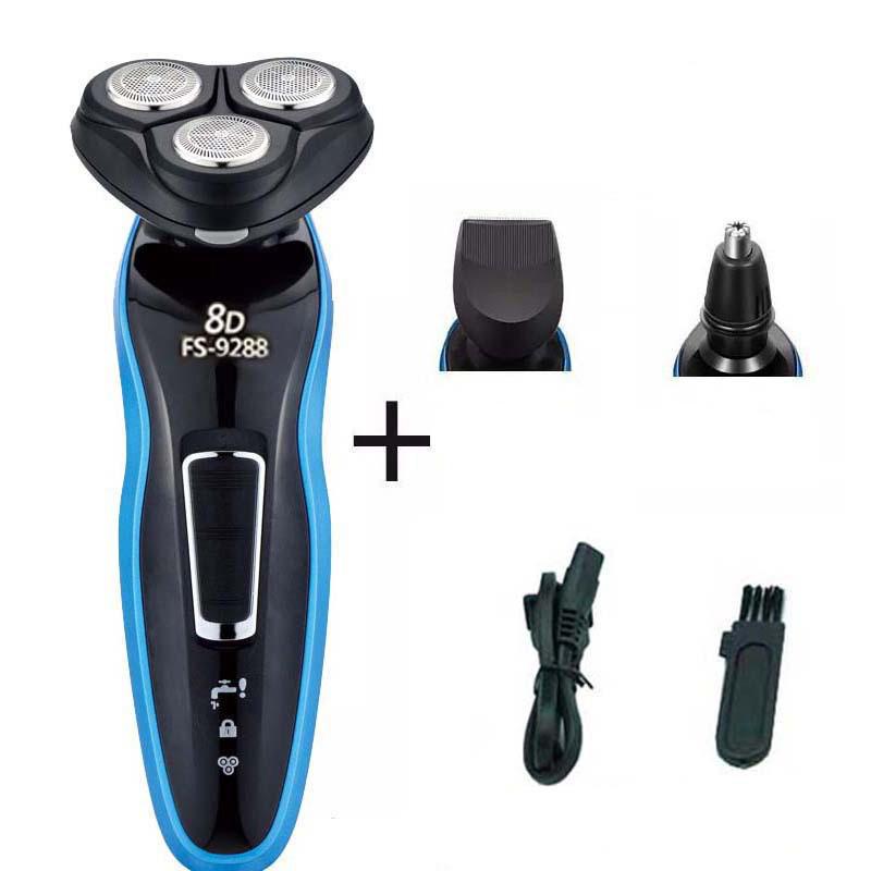 Electric Multifunctional Shaver Integrated Detachable Blade Water Washing Blade Head