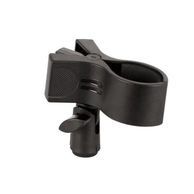 Large Universal Microphones Clip Stand Accessory with Enhanceds Grip and 180 Degree Adjustment for Handheld Mics