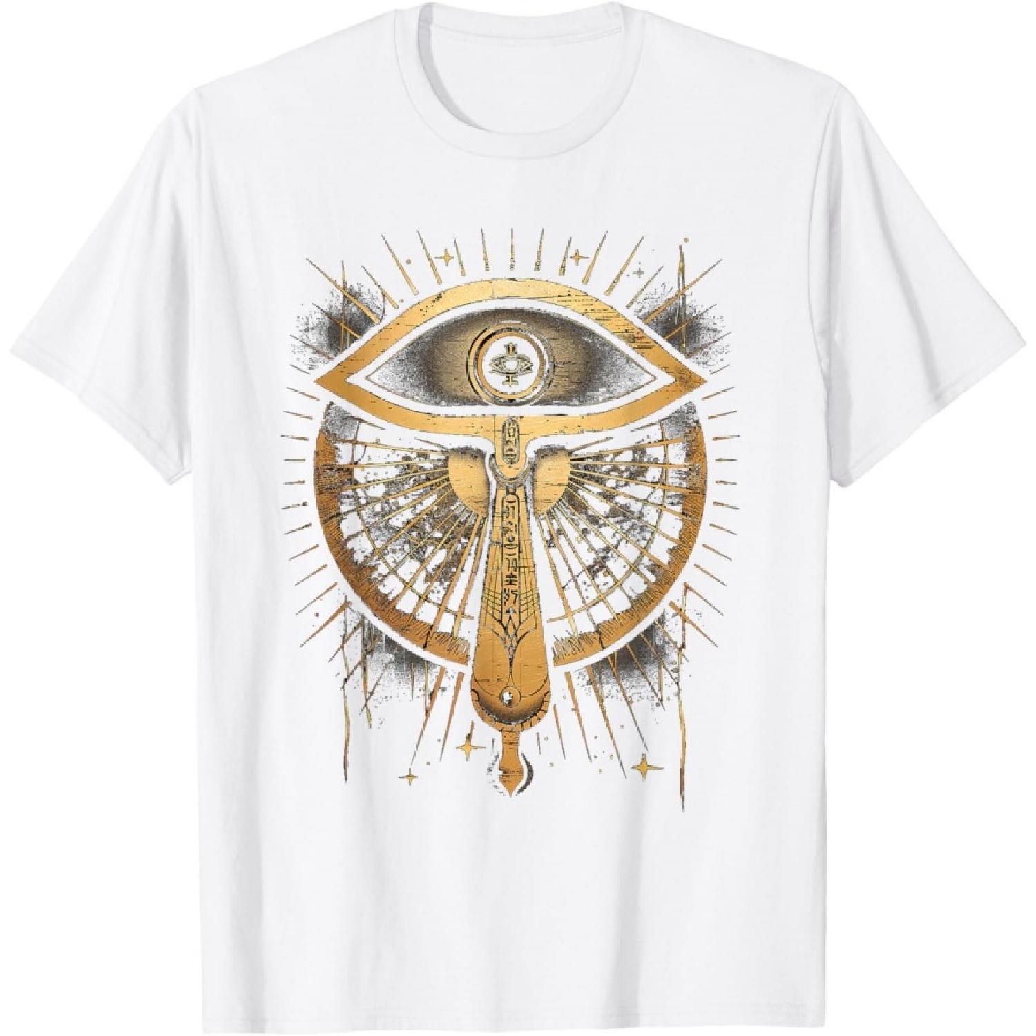 египетский глаз древний фараон сфинкс египетская футболка(16) S
