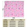 Pink Snoopys Woodstock Blankets Cartoon Flannel Throw Blankets Summer Air Conditioning Personalised Soft Warm Bedsprea,