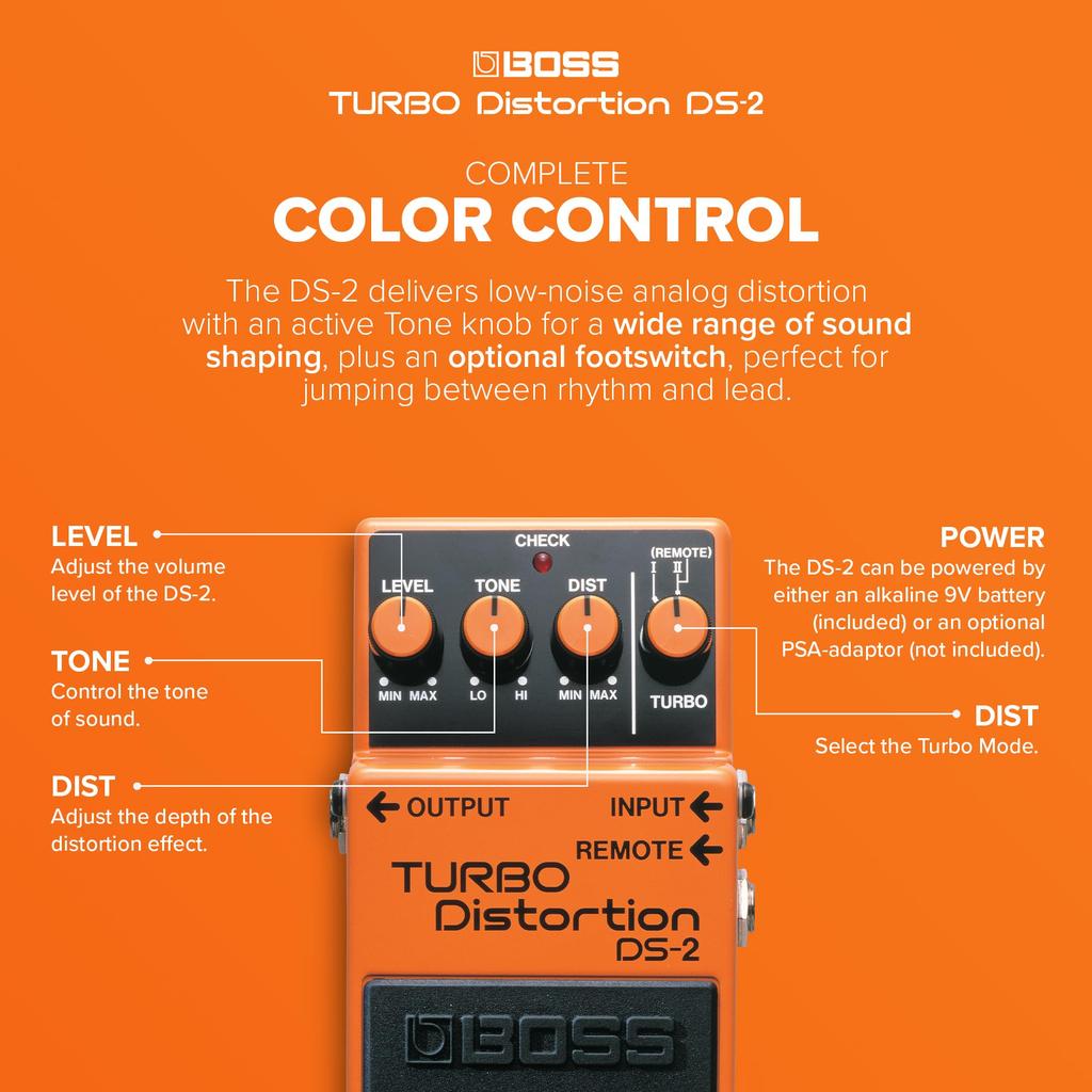 BOSS Turbo Distortion DS-2