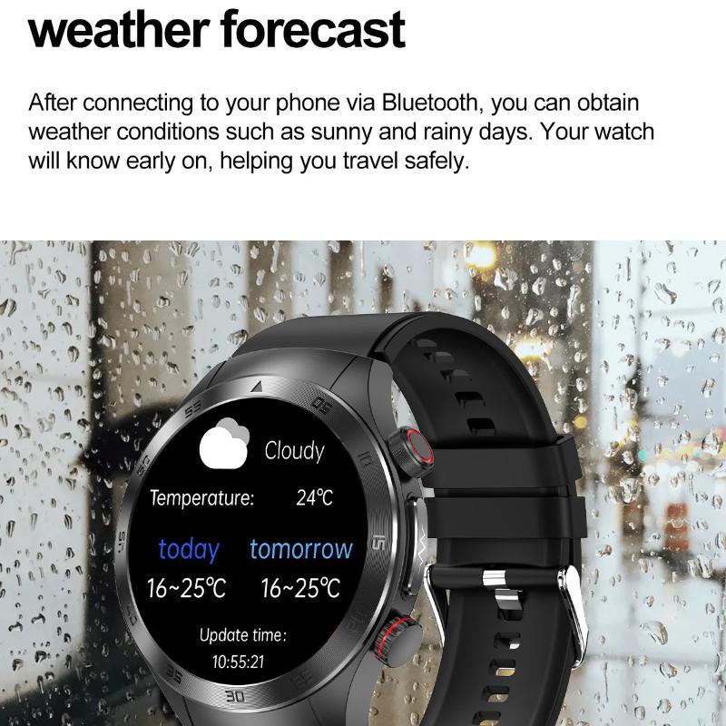 2025 Nové chytré hodinky se safírovým sklem pro neinvazivní monitorování zdraví, laserová terapie, krevní tuk, kyselina močová, EKG, chytré hodinky pro Xiaomi