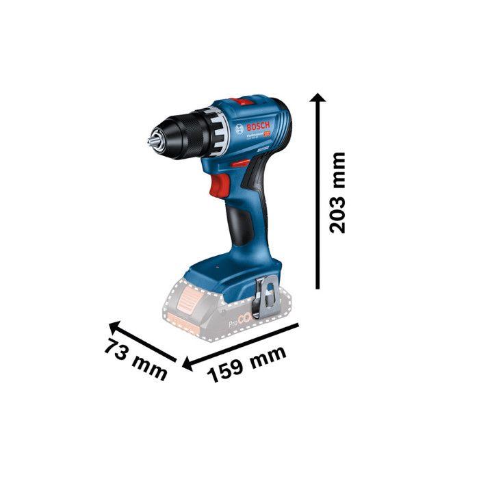 Perceuse Visseuse BOSCH Professional GSR 18V-45 - Sans Batterie, Ni Chargeur - 06019K3201